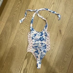 Frankies bikinis floral one piece